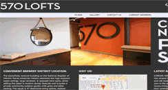 Desktop Screenshot of 570lofts.com